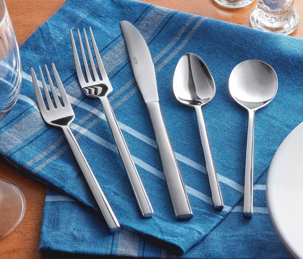 Phoenix Stainless Mirror Polished Silver Flatware Set