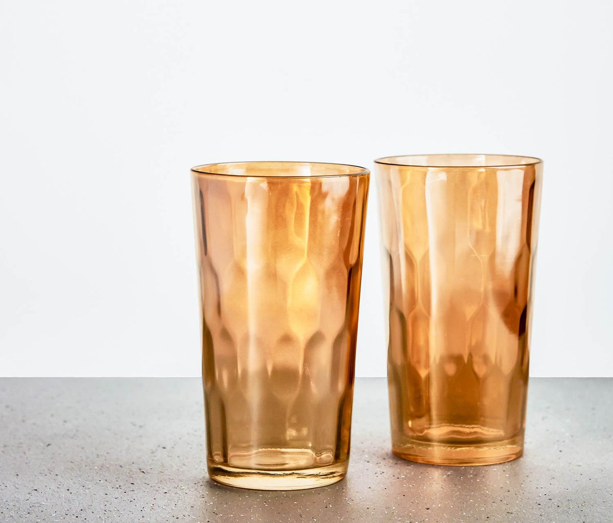 Set of 4 Honeycomb Hiball Glasses