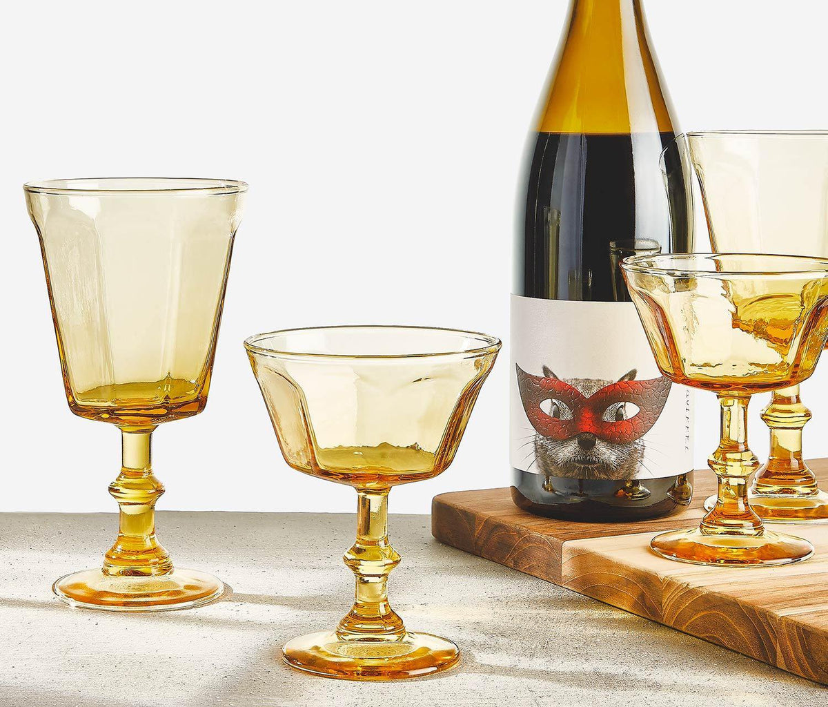 Vintage Yellow Wine Glasses, Set of 4, Fostoria, Circa 1929, Antique Yellow  Optic Wine Glasses, Craft Cocktail Glasses, Wedding Toasting 