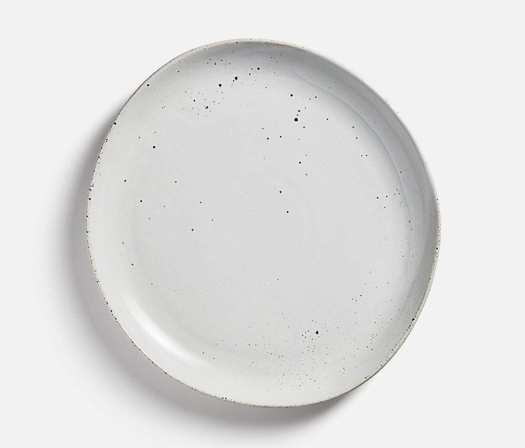 Blue Pheasant Marcus White Salt Dinner Plate Set - Lollygag