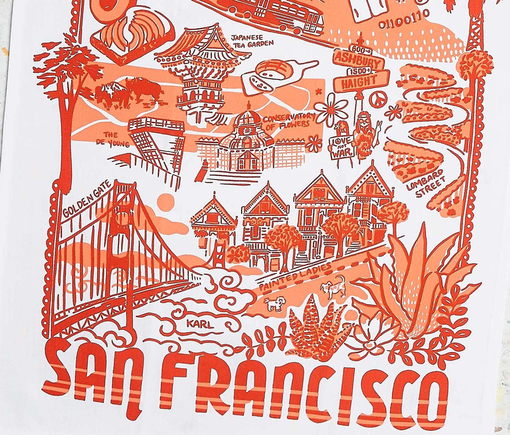 San Francisco Kitchen Tea Towels