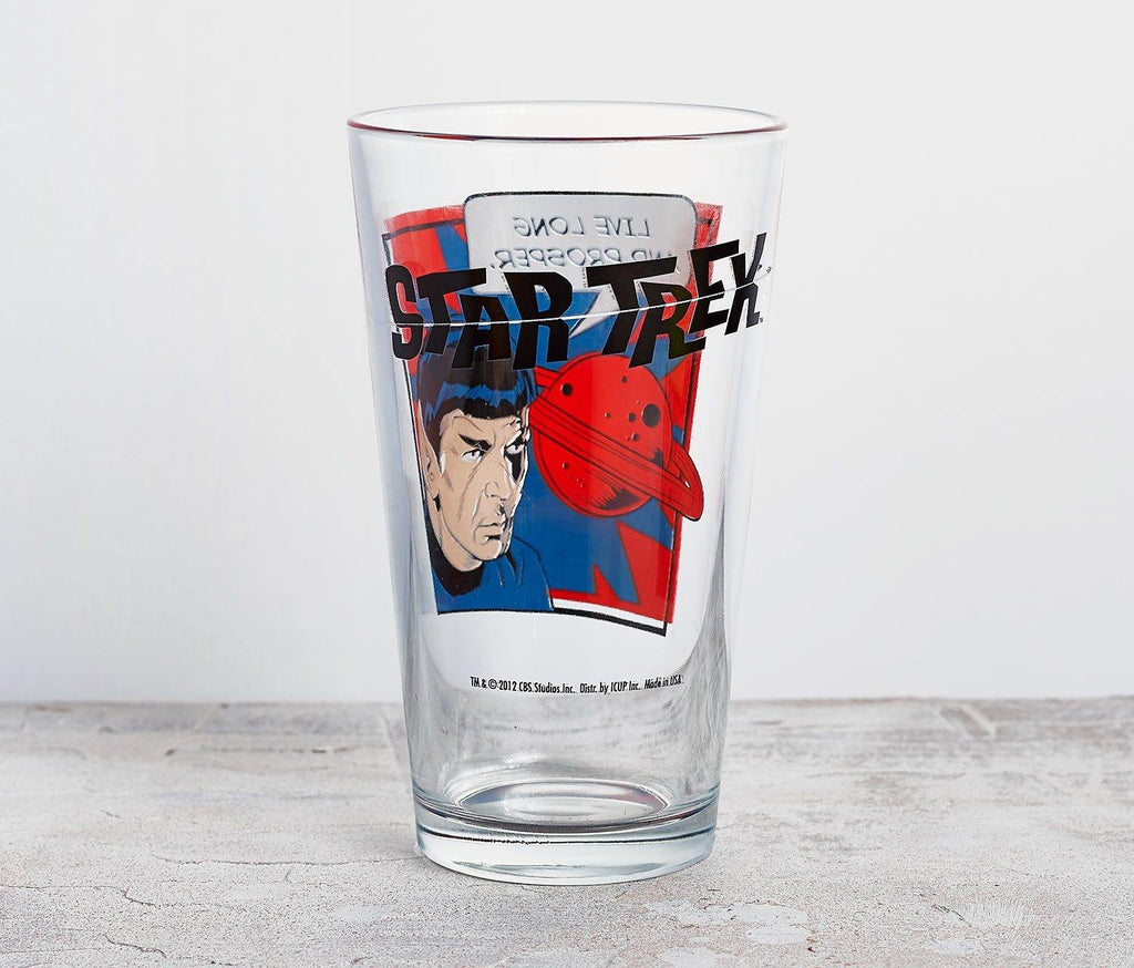 Star Trek Spock Vintage Glass