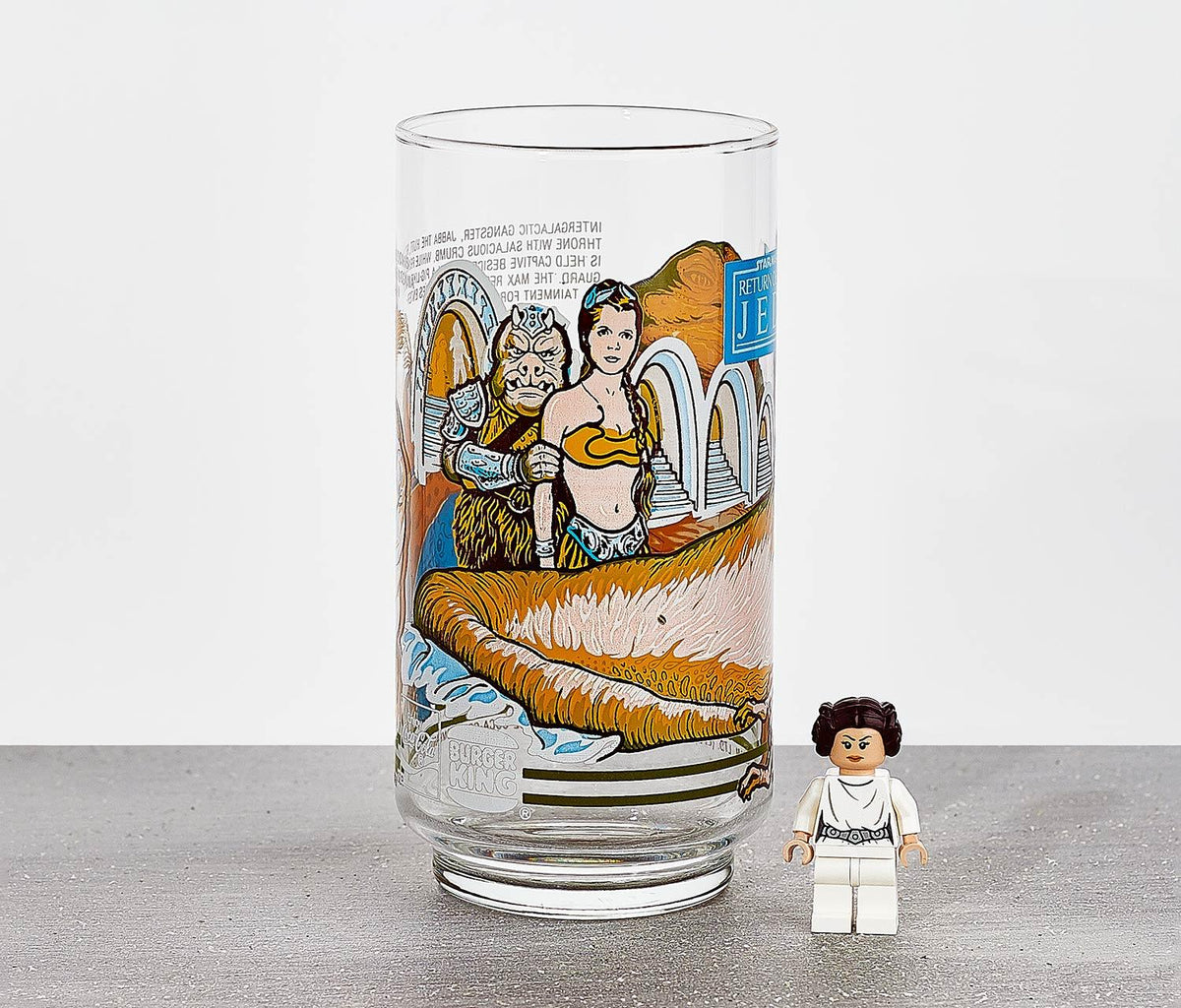 Star Wars Drinking Glasses Made by Vandor Darth Vader & Princess Leia 2011