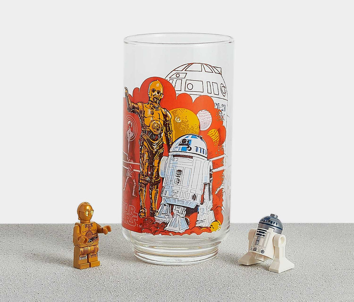 Star Wars Burger King Drinking Glasses 1977 Coca-Cola (2) Near Flawless