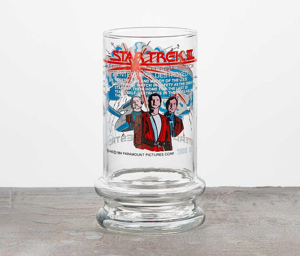 Vintage Star Trek movie memorabilia Drinking Glass - lollygag
