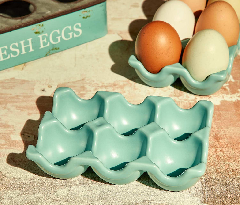 6 Cup Egg ceramic holder - lollygag