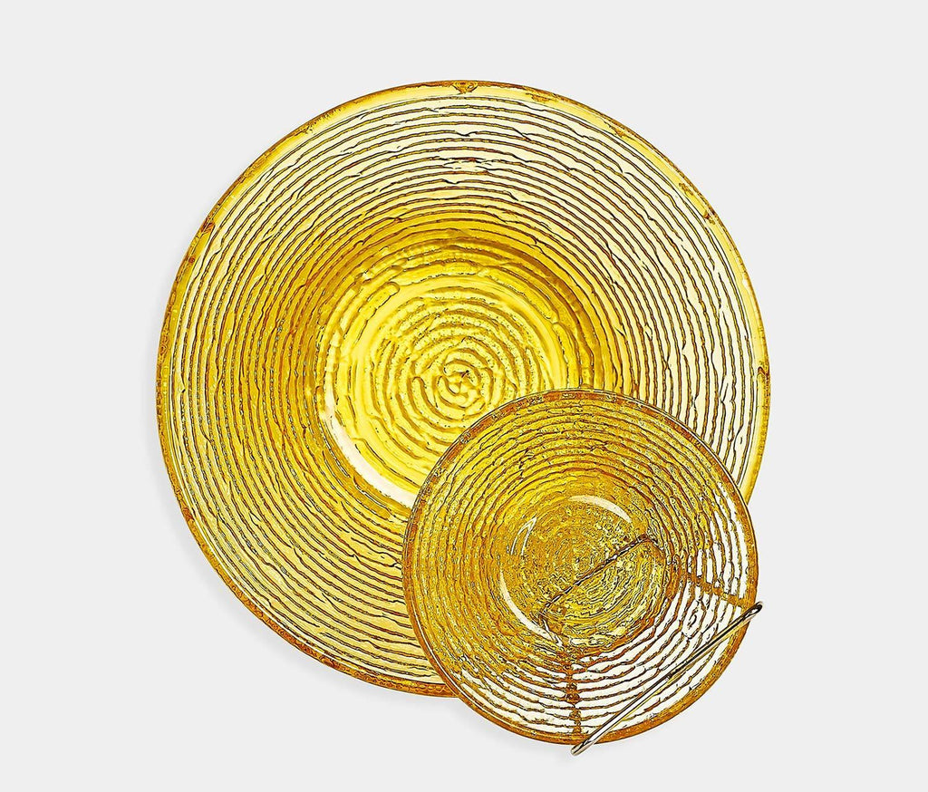Soreno Amber Gold Serving Bowl