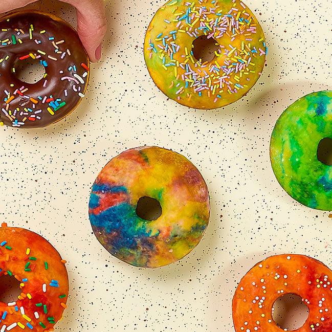 Color Me Happy Baked Donuts