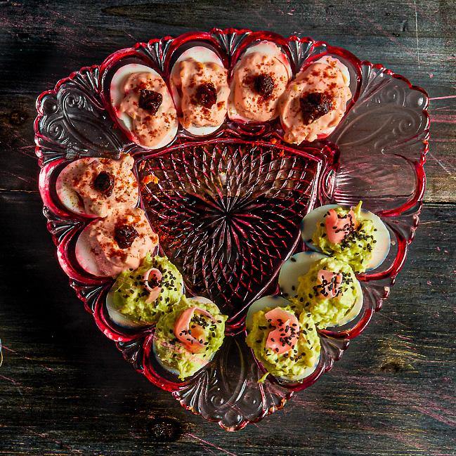 Halloween Party Duo Wickedly Devil-ish Eggs - Lollygag.co