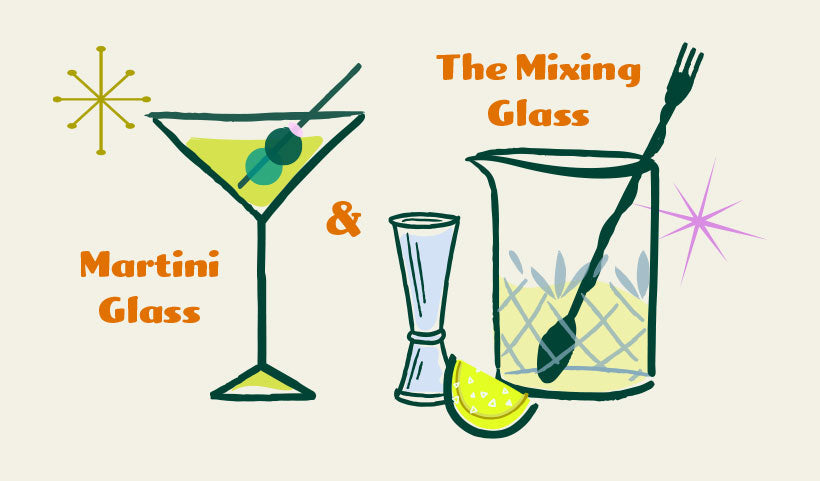 Glassware Guide: Martini Glasses & Bar Tools