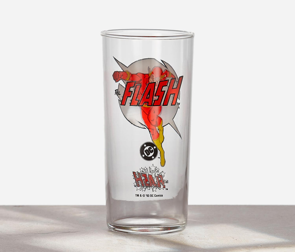 1993 The Flash DC Comics Collectable Glass | Lollygag.co