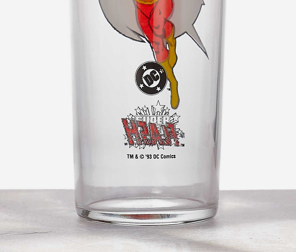 1993 The Flash DC Comics Collectable Glass | Lollygag.co
