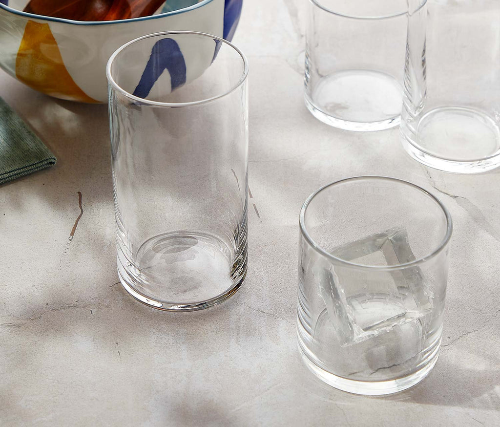 Acopa Pangea Beverage Clear Glass Set