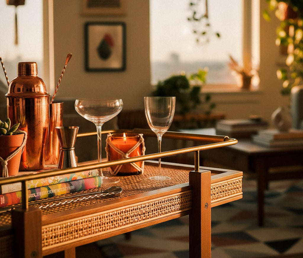 Aurora-Vesper Coupe and Nick and Nora Classic Bar Set