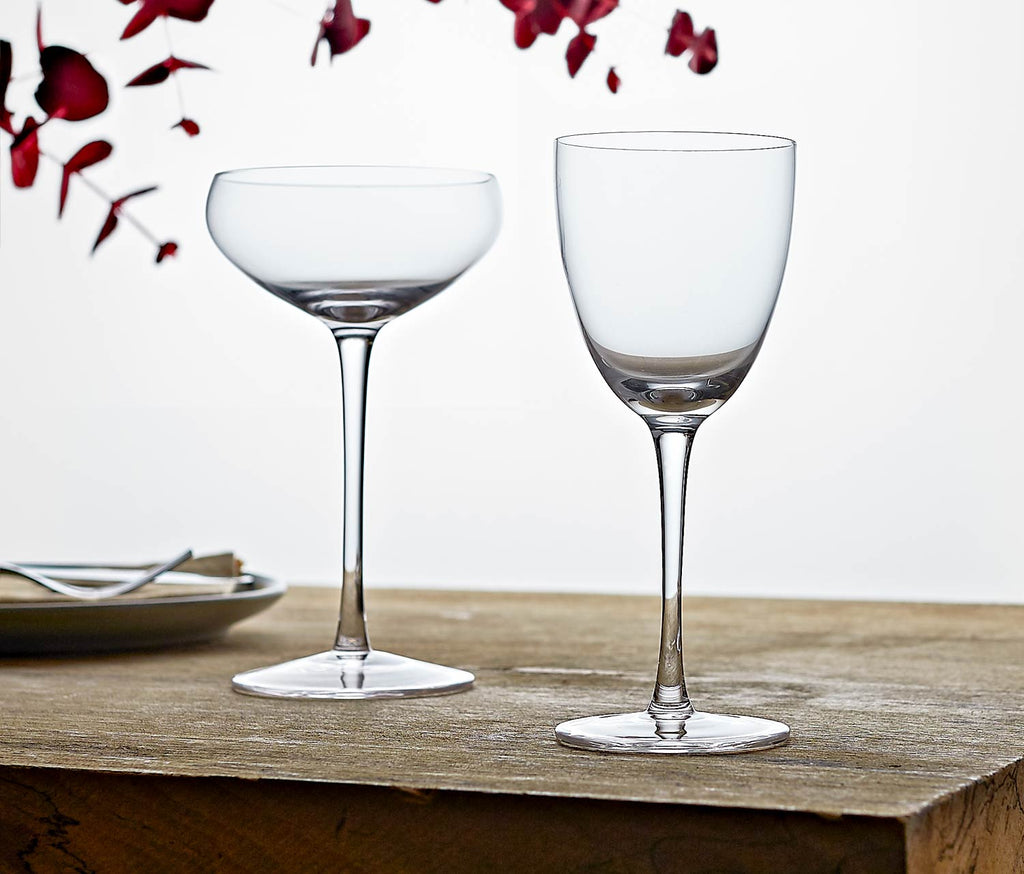 Modern Coupe and nick and nora Glass Bar Set - Lollygag