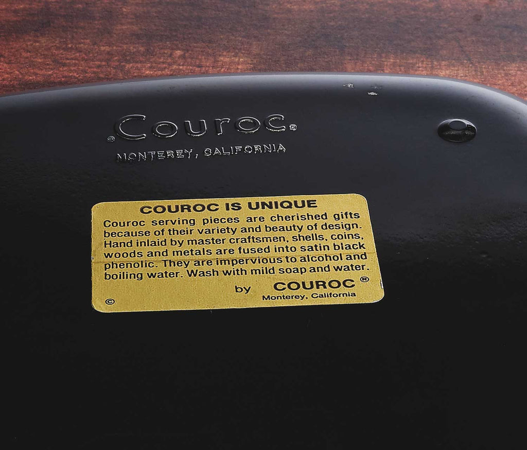 Couroc of Monterey Roadrunner Rocks Glass Set