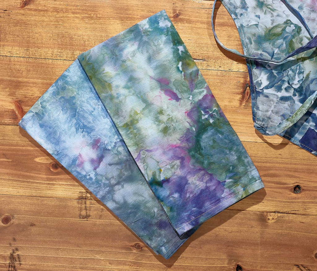 Hand made green-Tie Ice and Dish Towels-lollygag