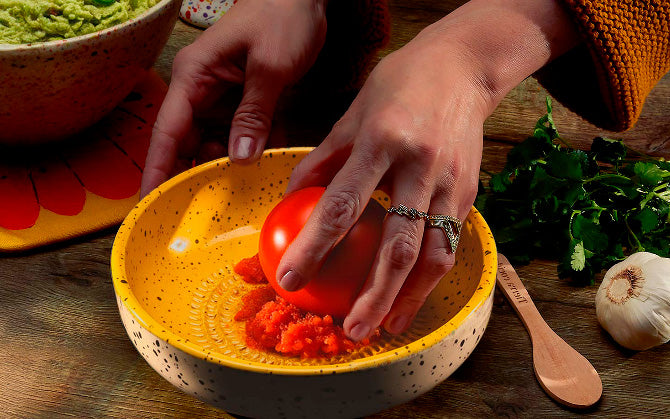 handmade ceramic food grater