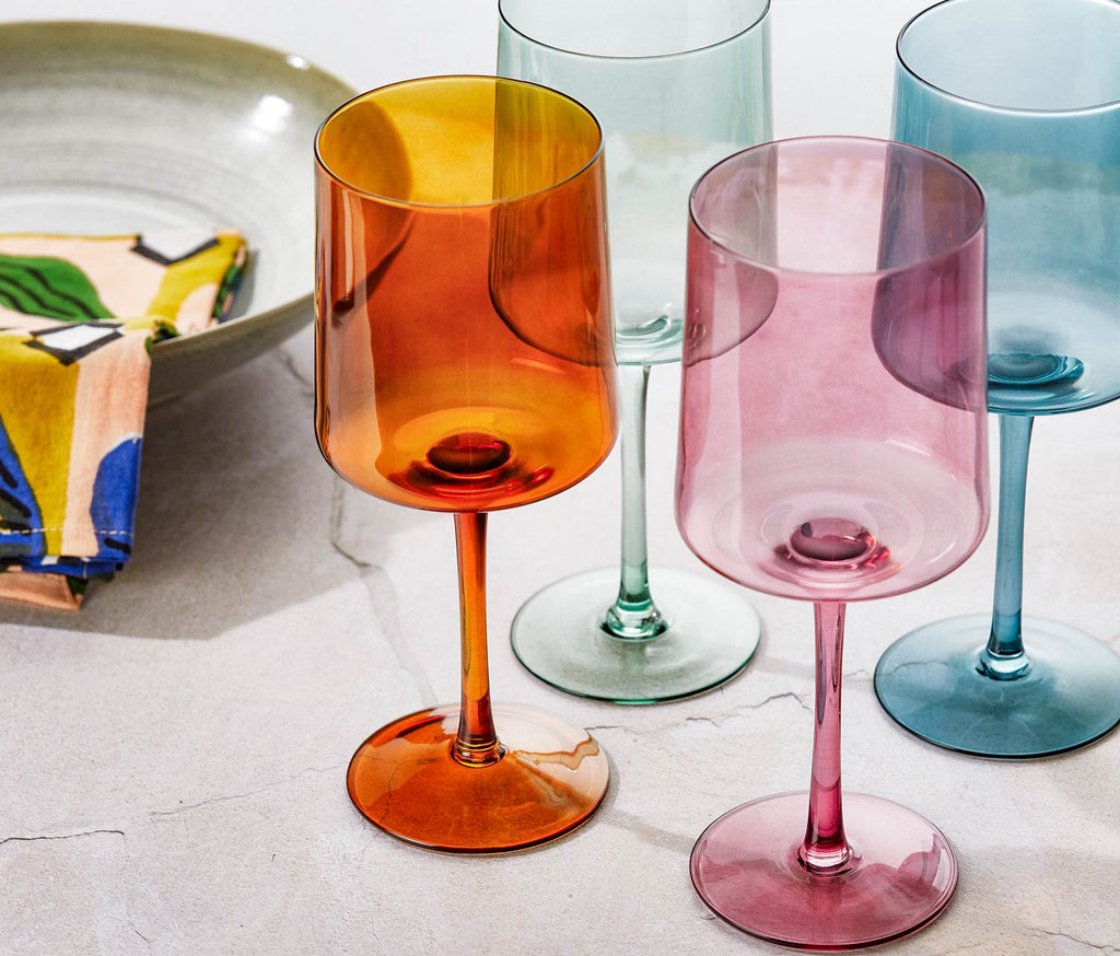 colorful Wine Glass set - lollygag