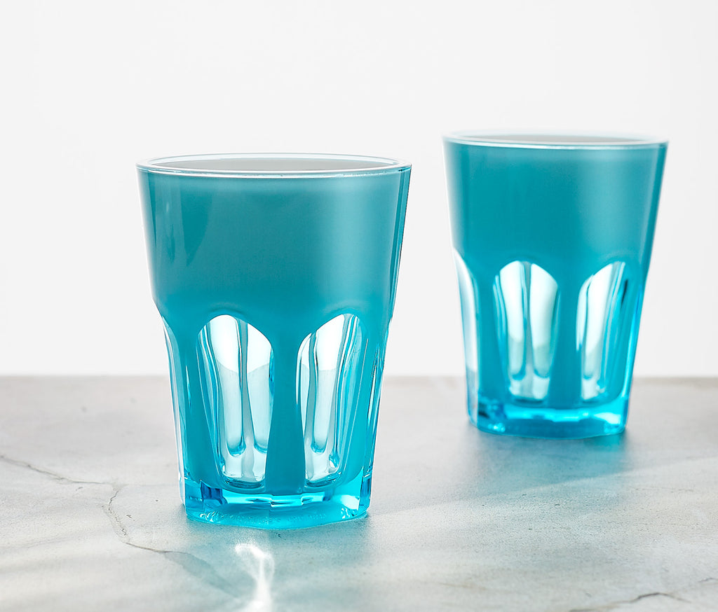 Mario Luca Giusti Turquoise Double Faced Acrylic Glasses -lollygag