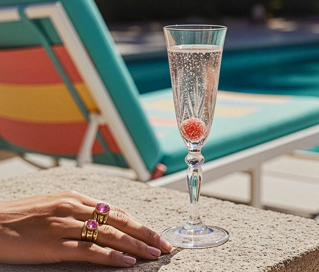 Luxion Italian Crystal Champagne Flute - Lollygag