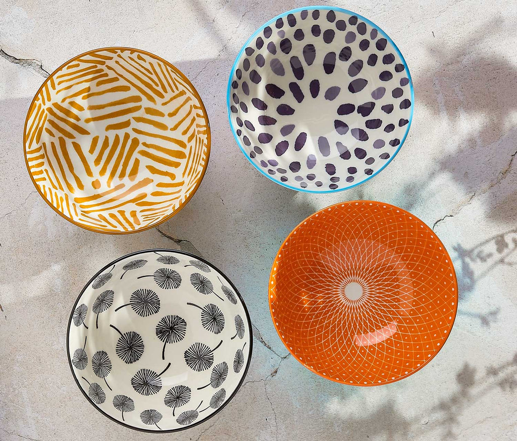 Danica studio Modern Porcelain Rice Bowl Set - lollygag