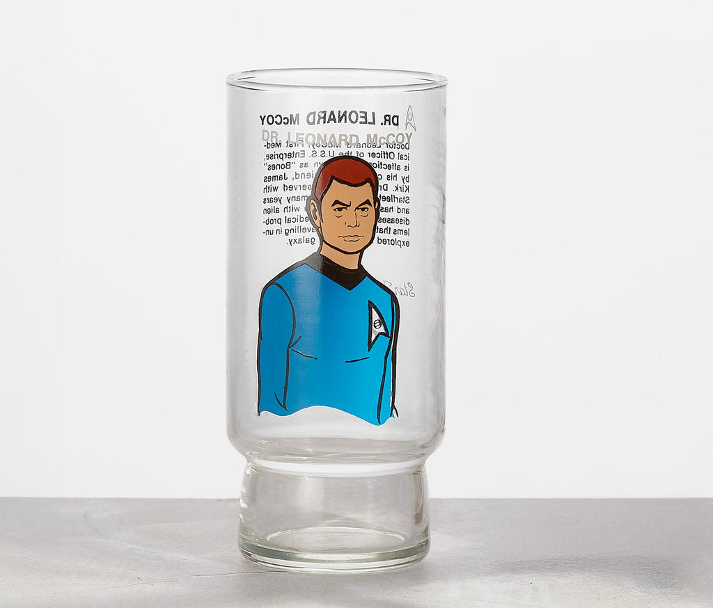 Star Trek 1976 Dr. McCoy collector glass - Lollygag