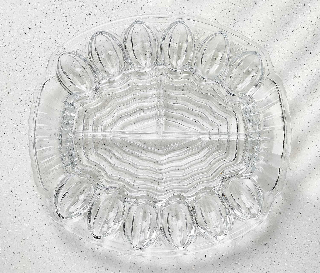 Vintage Clear rectangle Egg Dish - Lollygag