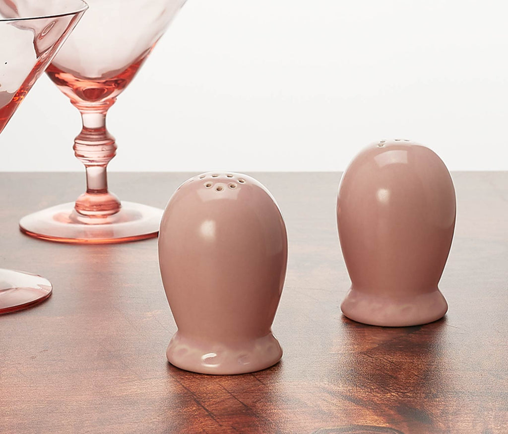 Vintage Pastel Pink-Sald and pepper  Shakers - Lollygag