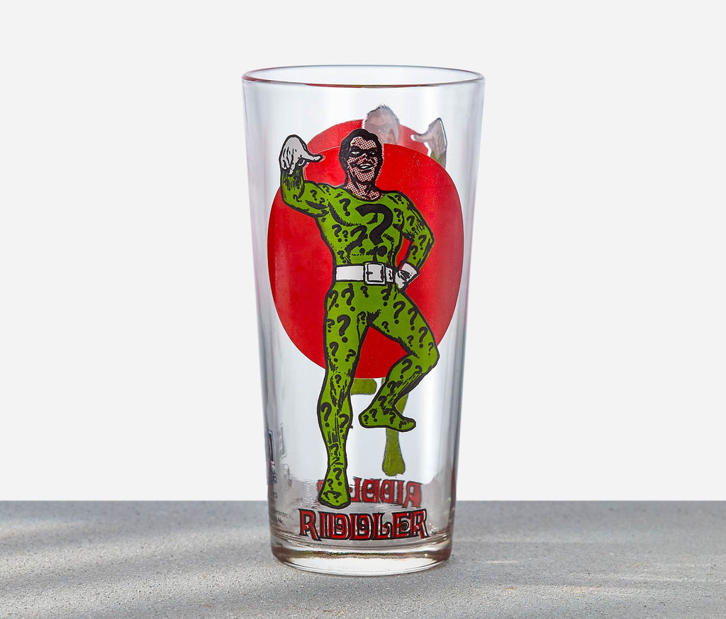 The Riddler Pepsi Super Series Collectable Glass