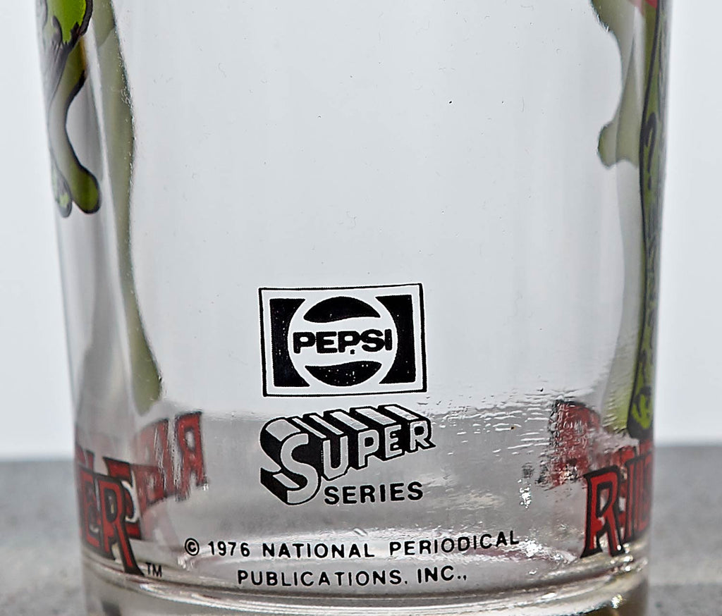 The Riddler Pepsi Super Series Collectable Glass - Lollgyag
