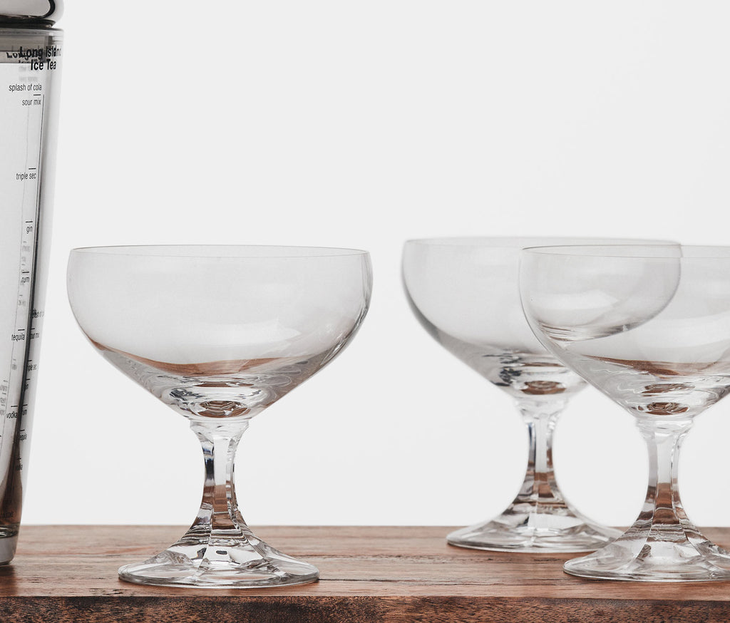 Soho Swanky Cocktail Shaker & Coupe Glasses Set