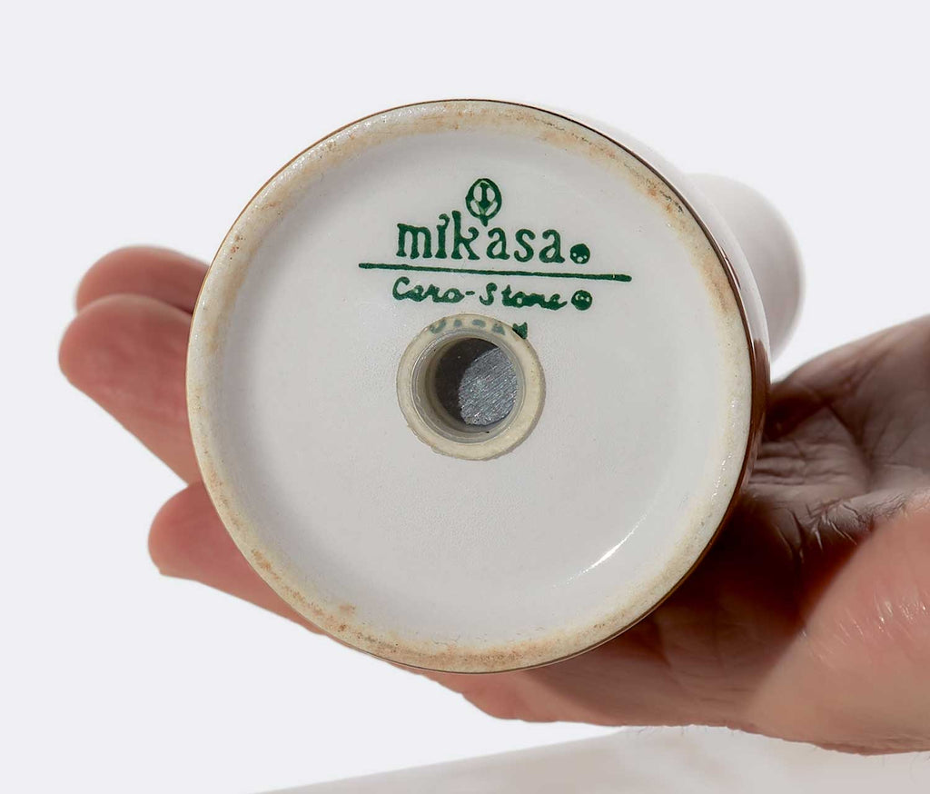 Vintage Mikasa Cero-Stone Salt and Pepper Shakers - lollygag