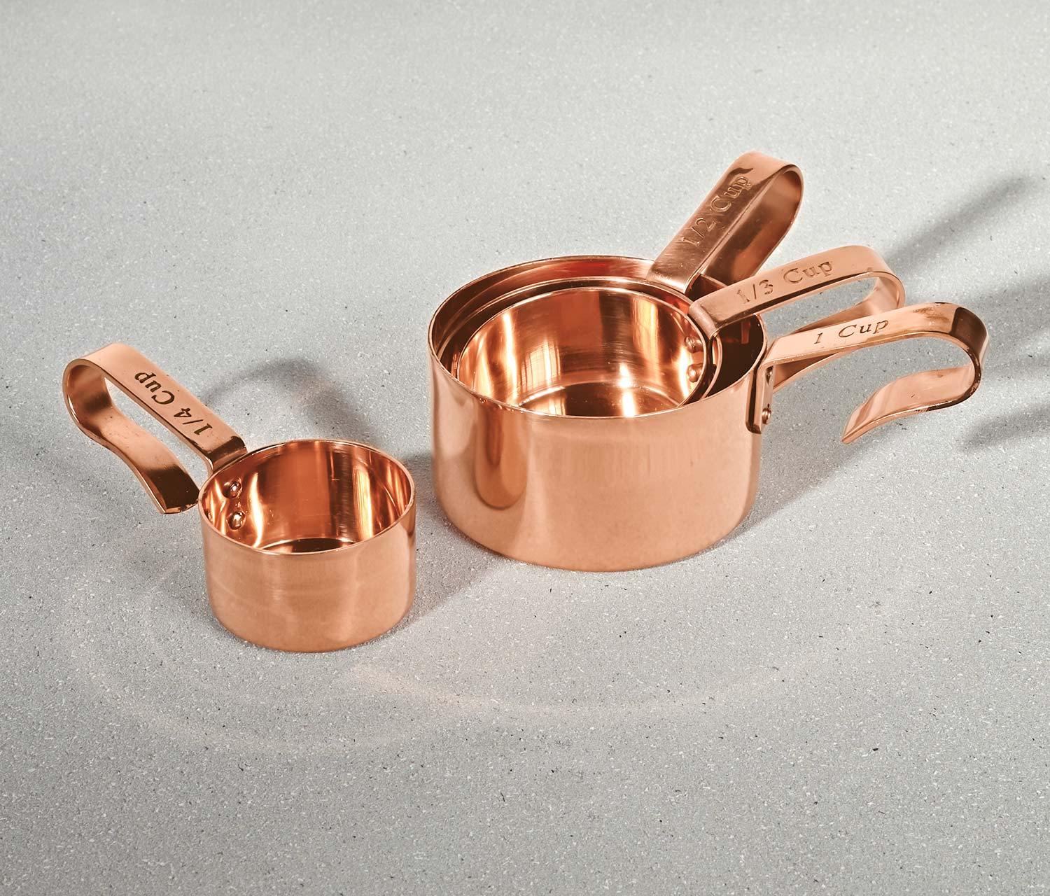 Chelsea Shiny Copper Measuring Cups Set