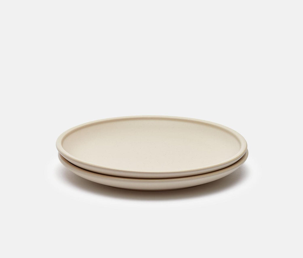 Costa Brava Matte Stoneware Cream Salad/Side Plates - Lollygag