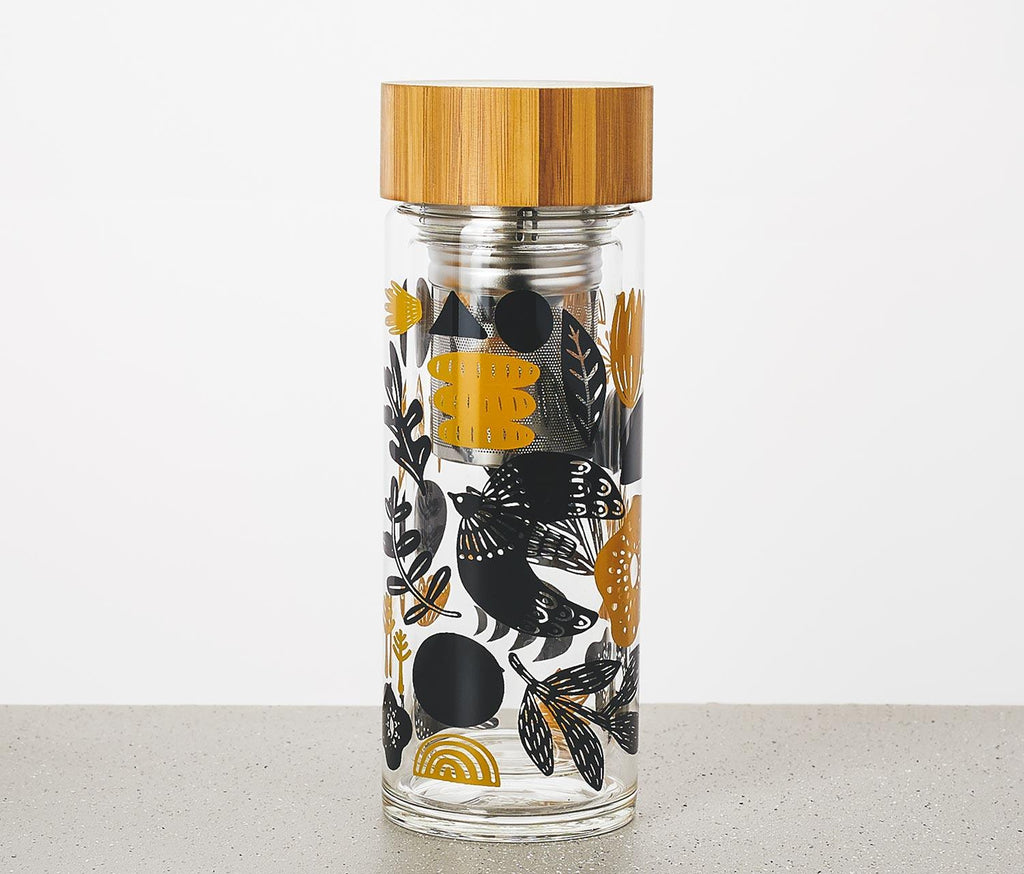 Danica Studio Myth Glass Tea Infuser Bottle - lollygag