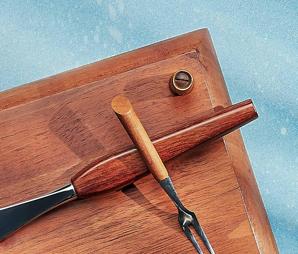 Georges Briard Golden Suns Teak Wood Cheese Board Set - lollygag