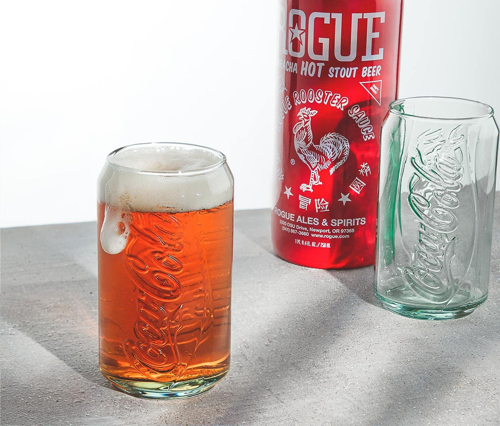 Embossed Coca Cola Can Glasses: Set of 2 - Lollygag.co
