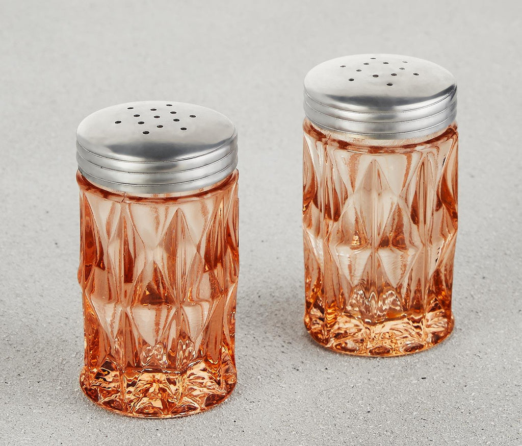 Jeannette Rose Pink Salt and Pepper Shakers