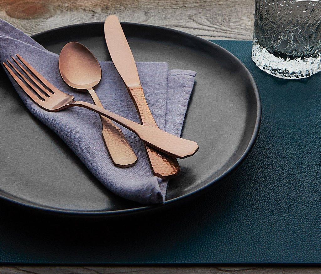 Blue Pheasant Marcus Matte Black Dinner Plates Set - Lollygag