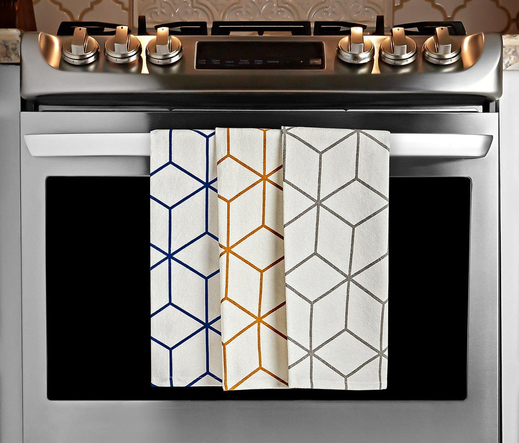 abstract graphic geometric shapes Kitchen Towels Set