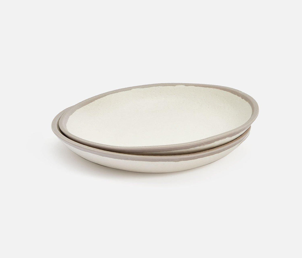 Qsquared Potter Stone Melaboo Salad Plate