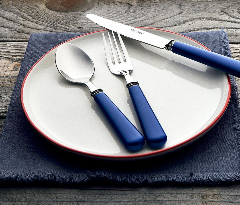 Canvas Home Tableau Red Rim Salad Plate Set