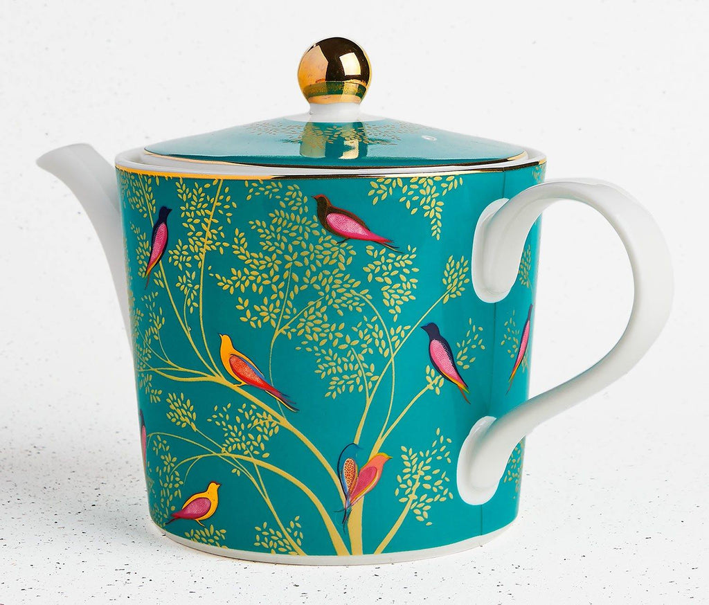 Sara Miller London Green Teapot - lollygag