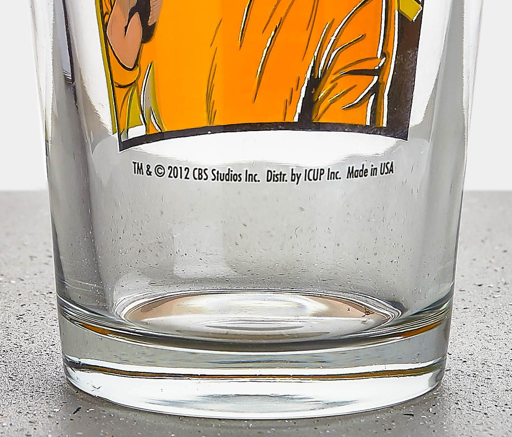 Star Trek Kirk Collector Vintage Glass