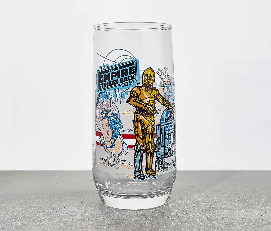Star Wars R2-D2 & C-3PO- Empire Strikes Back Vintage Glass