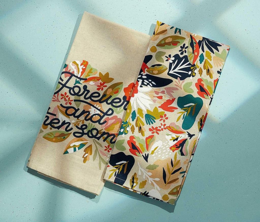 Super Bloom Tea Towels Set - lollygag
