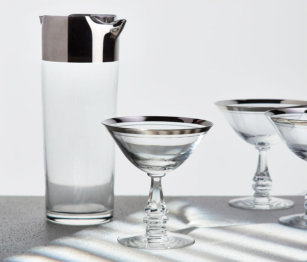 Lulu Mid Century Mixing Glass and Martini Bar Set - Lollygag