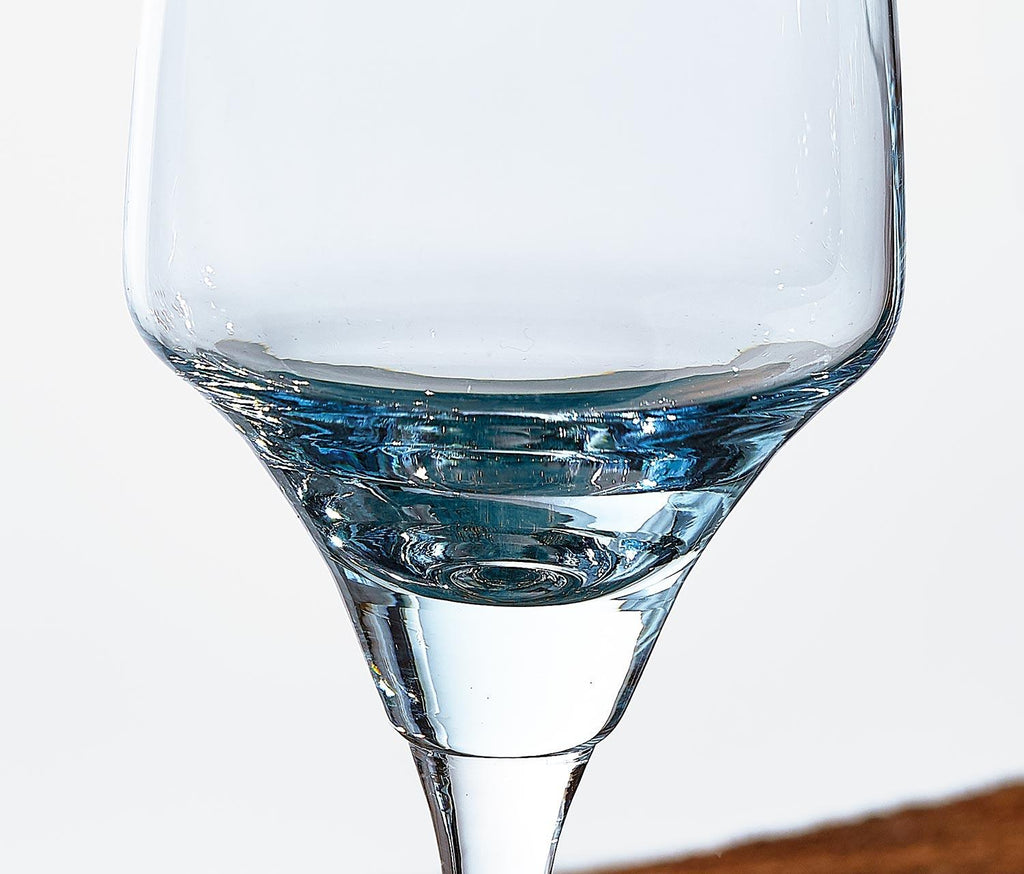 Vintage Mid-Century Sasaki blue Wine Glasses - lollygag