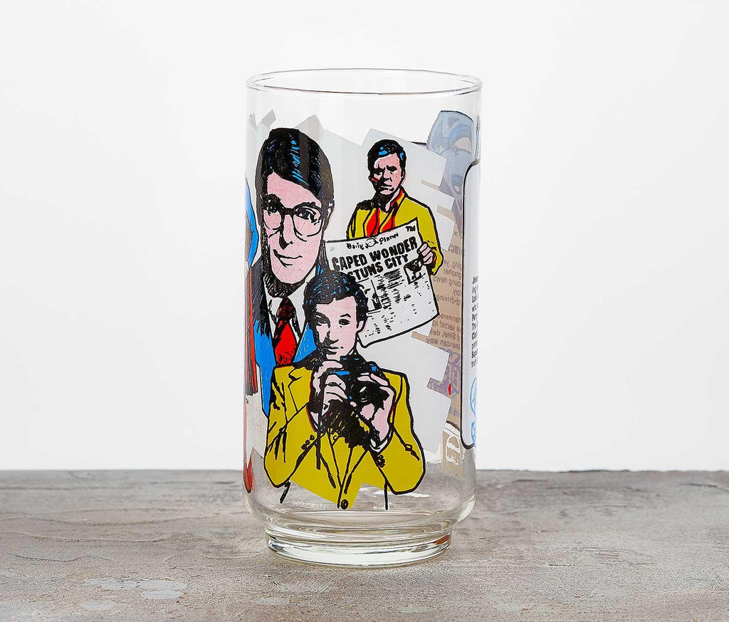Vintage 1978 Superman The Characters Pepsi Collectible Glass - lollygag